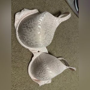 Nude-Pink Leopard Bra